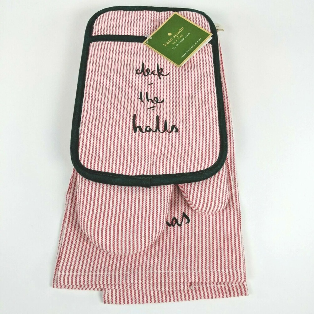 NWT Kate Spade 3-piece Kitchen Set - Picture 3 of 8